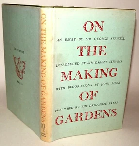 On The Making Of Gardens, Sir George Sitwell, HB, Ltd Ed, 1949, Dropmore Press - Picture 1 of 12