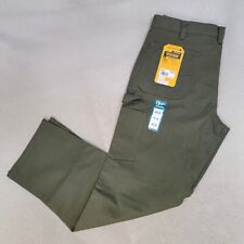 Carhartt Pants ADULT 36W GREEN 32in OUTDOORS WORK WEAR UTILITY MENS NWT