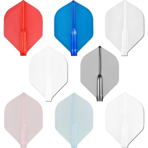 Cosmo Fit AIR Dart Flights Rocket Shape 13 Plain Flight Colours Set of 3 - Picture 1 of 9