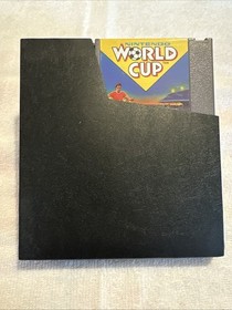 Nintendo World Cup Soccer NES Game Cartridge And Sleeve