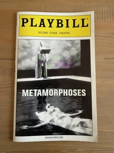 Metamorphoses Off Broadway Playbill September 2001 Mary Zimmerman Ovid - Picture 1 of 1