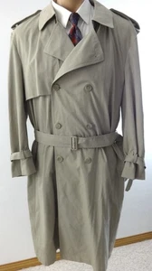Herren Towncraft Trenchcoat Mantel herausnehmbares Futter & Gürtel beige Gr. 42R  - Bild 1 von 9