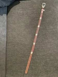 Brighton braun Leder geflochten Gürtel Q2108 silberne Schnalle Conchos Größe Small 28" - Bild 1 von 12