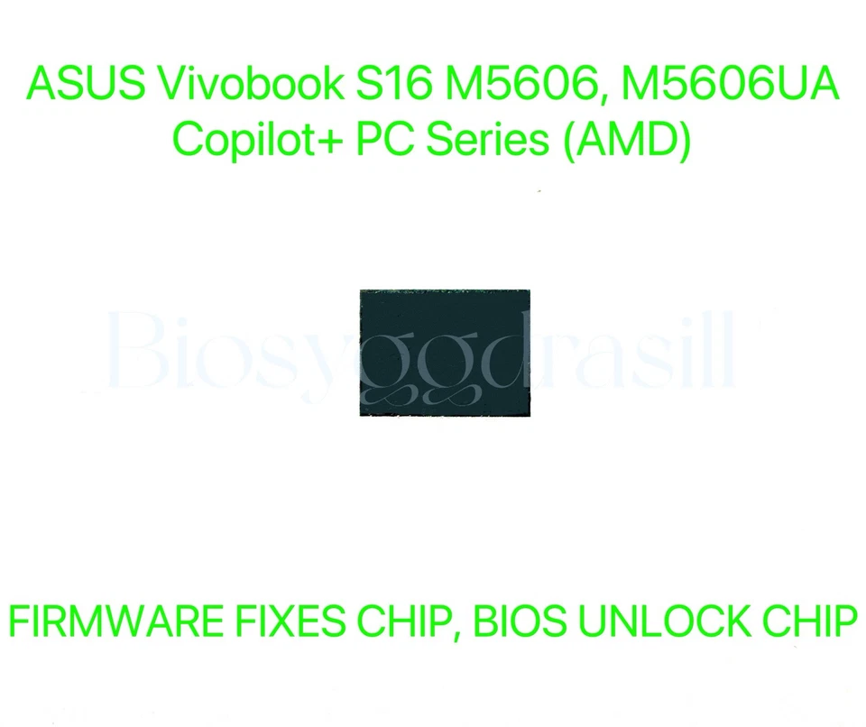 ASUS Vivobook S16 M5606, M5606UA Copilot+ Serie PC, SIN CONTRASEÑA CHIP BIOS AMD Foto 1 de 1