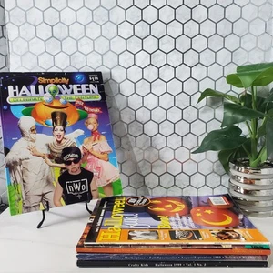 Vintage 90er Halloween Bastelmuster Deko Magazin Buch Posten Einfachheit - Bild 1 von 24