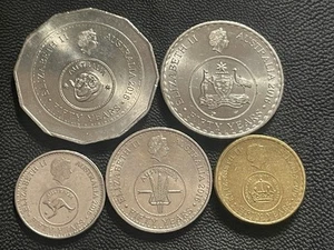 2016 Changeover Set 5 Coins 50 Years of Decimal Coin Cent No Dollar 50 20 10 5 2 - Bild 1 von 3