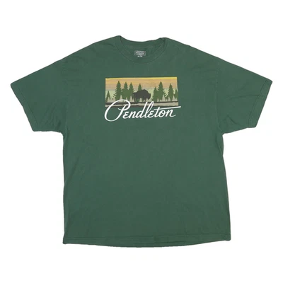PENDLETON Mens Green XL Graphic T-Shirt Short Sleeve Crew Neck Outdoor Style - Image 1 of 4