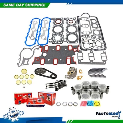 Kit de reconstrucción de motor maestro DNJ EK421M para 86-89 Ford Bronco II Ranger 2,9 L OHV Foto 1 de 4