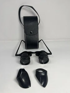 Vintage Walters Hands Free Binoculars Opera Theater Glasses 2.8x28 Japan w/Case - Picture 1 of 6