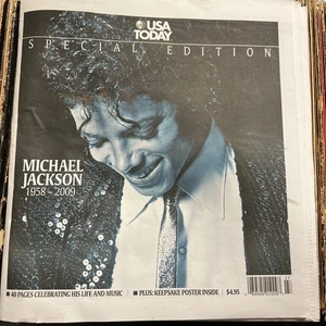 Michael Jackson USA Today Special Edition Newspaper 2009 - Photo 1/4