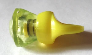 Vintage Kids 1980-1990's Yellow Tone Plastic Ring - Bild 1 von 5
