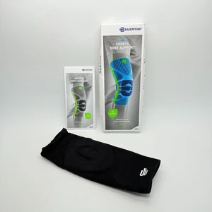 BAUERFEIND Sports Knee Support XL Black 3D Airknit - Picture 1 of 6