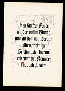 3w6678/ Alte Reklame von 1959 – ASBACH-URALT - Bild 1 von 1