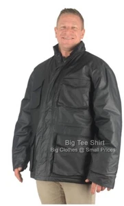 Chaqueta Big Para Hombre Kam Milton Tallas 2XL 3XL 4XL 5XL 6XL 7XL 8XL - Imagen 1 de 1