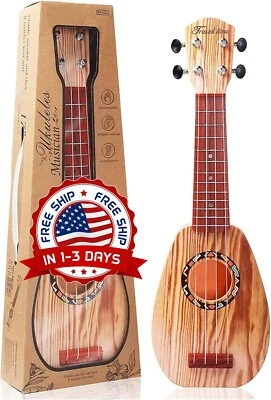 Ukelele De Juguete Para Niños Niños Juguete Musical De Guitarra Para Niños Niños Foto 1 de 4