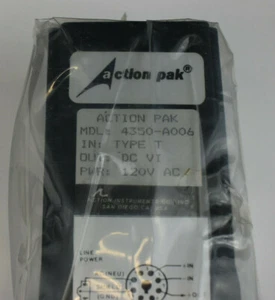 Action Pak 4350-A006 Programmable Isolating Transmitter Type-T 120VAC - Picture 1 of 8