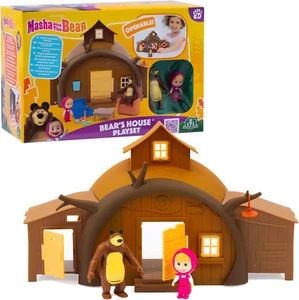Masha E Orso - Casa Di Orso Playset Ricca Di Accessori E Con I Personaggi Artico - Foto 1 di 12