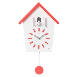 Kuckucksuhr BAUERNHAUS mit Pendel 28,3x22,8x10,4cm Wanduhr moderne Pendeluhr - Bild 1 von 16