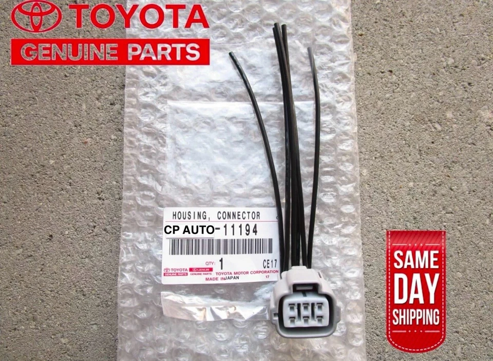 FITS: 08 - 11 TOYOTA LAND CRUISER 6 PIN HEADLIGHT PIGTAIL CONNECTOR OEM NEW - Image 1 of 4