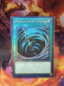 Yugioh Rarity Collection 2 MYSTICAL SPACE TYPHOON #RA02-018 Prismatic UR New NM - Picture 1 of 3