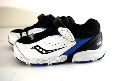 Saucony Boys Toddler Leather White Blue Black C2 Havok A/C Shoes Sneakers 6.5 M  - Image 1 of 4