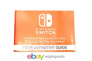 Nintendo Switch Definitive Guide Promotional Leaflet Booklet Zelda Arms Etc. - Picture 1 of 5