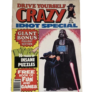 Crazy Magazine Stan Lee 1978 Idiot Special Star Wars Darth Vader Book Fun Games - Picture 1 of 12