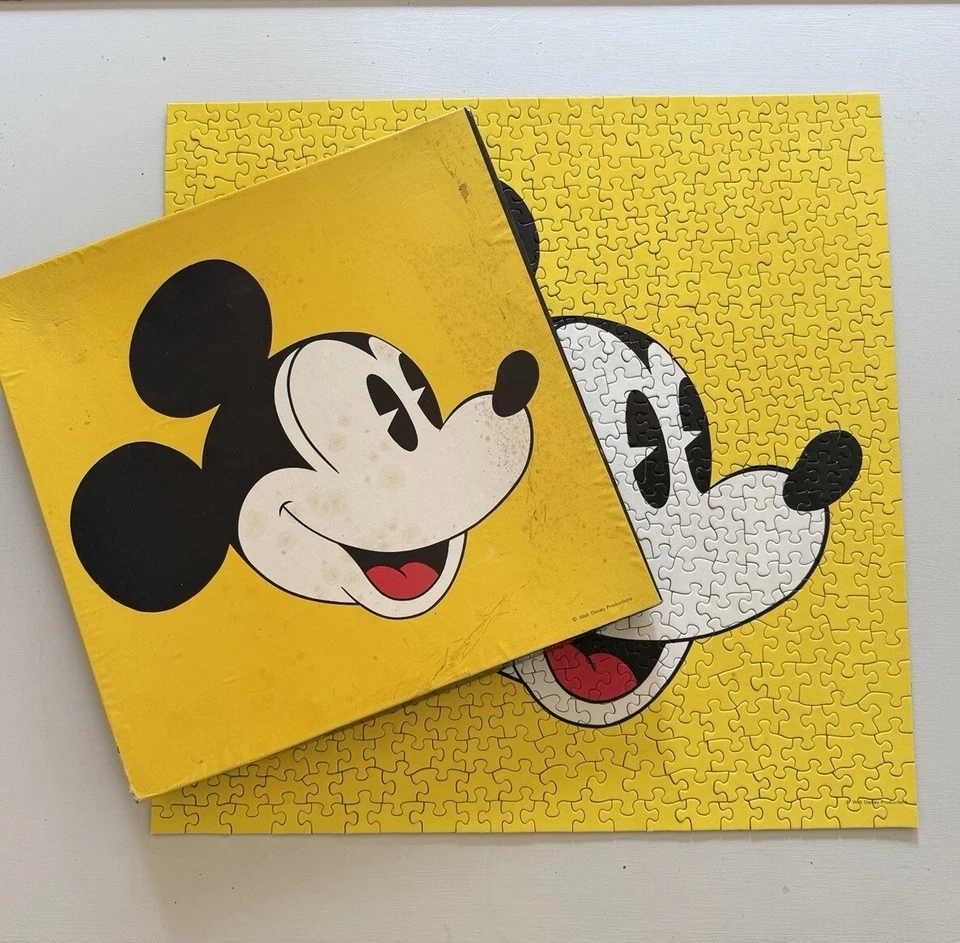 Vtg Springbok Puzzle Mickey Mouse Walt Disney Productions 1972 100% Complete! - Image 1 of 4