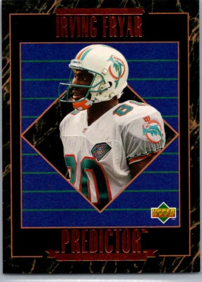 #RP28 Irving Fryar Miami Dolphins 1995 Upper Deck - Image 1 of 2