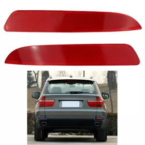 Pair Rear Bumper Reflector Light Lamp Fit For BMW X5 E70 07-09 2008 Pair 4-Door - Picture 1 of 6