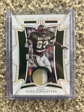 Mike Singletary—2023 National Treasures Jersey Patch /10!!