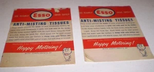 2 Early Esso Anti Misting booklets - Picture 1 of 1