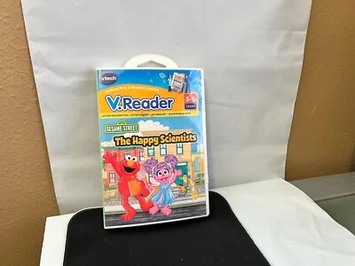VTech V.reader Learning Software Elmo The Happy Scientists Toddler Game Sesame - Image 1 of 4