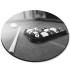 Round Mouse Mat (bw) - Awesome Blue Pool Table Snooker  #41244