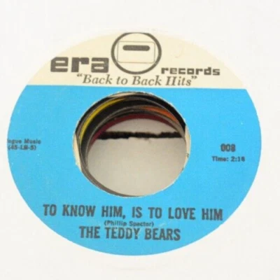 TEDDY BEARS TO KNOW HIM - THE MOMENTS WALK RIGHT IN - 45 RPM 7" SINGLE VG+ - Image 1 of 4