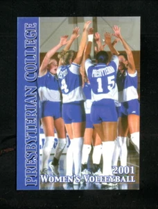 Presbyterian Blue Hose--2001 Volleyball Pocket Schedule - Picture 1 of 1