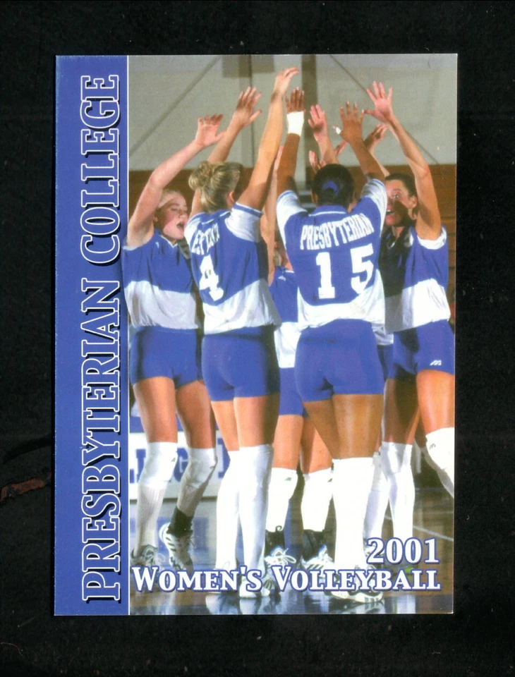 Manguera azul presbiteriana--horario de bolsillo de voleibol 2001 Foto 1 de 1