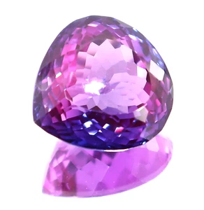 18.10 Ct Natural Certified Purple Pink Taaffeite Pear Cut Shiny Loose Gemstone - Picture 1 of 6