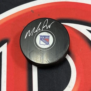 Mike Richter New York Rangers AUTO Signed Rangers Logo Puck Steiner CX - Picture 1 of 3