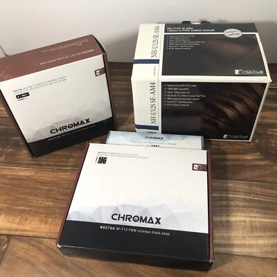 Noctua NH-U12S SE-AM4 CPU Cooler for AMD AM4 chromax.black.swap Bundle SEE - Image 1 of 4
