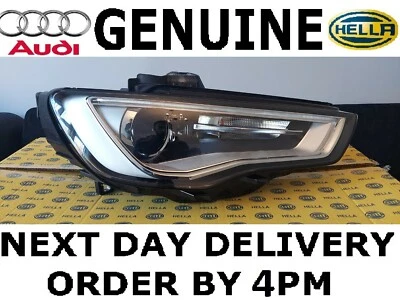 Genuine Audi A3 8V Adaptive AFS Bi-Xenon Hella Headlight Right Driver 2012-16 - Image 1 of 4