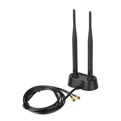 External Wifi Antenna 2.4G 5.8G Dual Band Magnetic 2m for Huawei Netgear Tp-link - Image 1 of 4