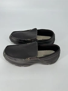 Perry Ellis America Prepp Loafer Brown Leather Fashion Loafers Mens Size 6 - Picture 1 of 12