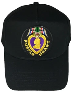SOMBRERO DE VETERANO DE GUERRA CORAZÓN PÚRPURA GOLFO GUERRERO HERIDO IRAQ DESIERTO ESCUDO TORMENTA - Imagen 1 de 1