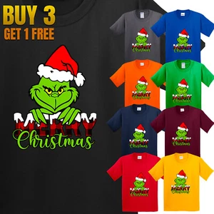 Happy Christmas Christian Holiday Sarcastic Kid's T Shirt New USA Xmas Gift Tee - Picture 1 of 14