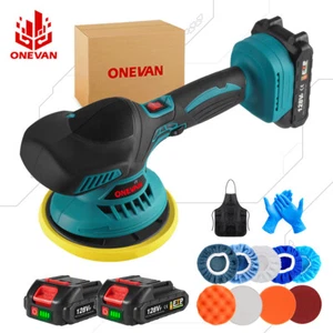 Car Polisher Kit Cordless Rotary Buffer Polishing Machine Sander Battery Set - Picture 1 of 16