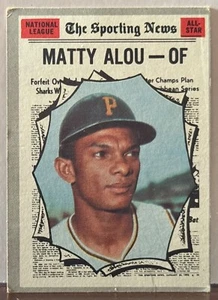 1970 Topps The Sporting News #460 Matty Alou M31 - Imagen 1 de 1