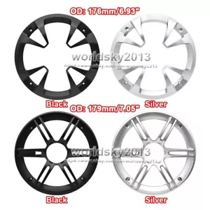 1x 7" inch Car Loudspeaker Protection Cover ABS Decorative Circle 176mm/179mm - Picture 1 of 17