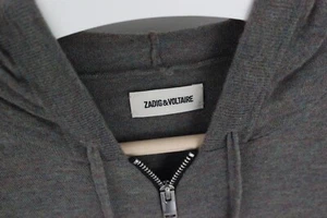 Zadig & Voltaire Weste Hoodie, Cashmere Gr. S - Bild 1 von 8