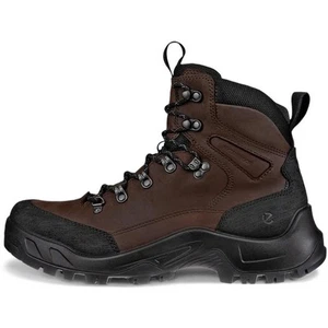 ECCO Mens Offroad M Waterproof Walking Boots Leather Shoes - Brown - 13-13.5 US - Picture 1 of 4